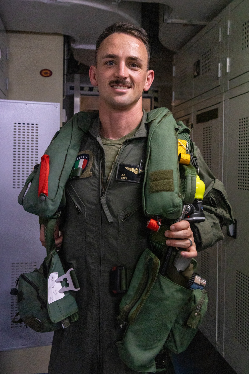 MRF-D 24.3: VMM-268 (Rein.) Marines conduct deck landing qualifications aboard Italian aircraft carrier ITS Cavour during Exercise Pitch Black 24