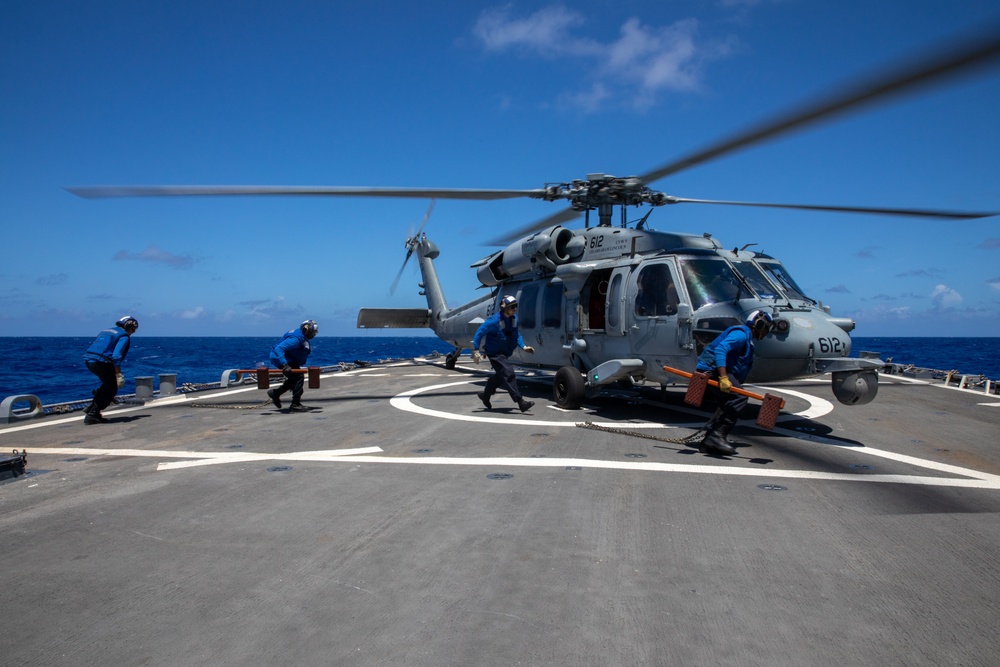 O’Kane Sailors conduct flight operations