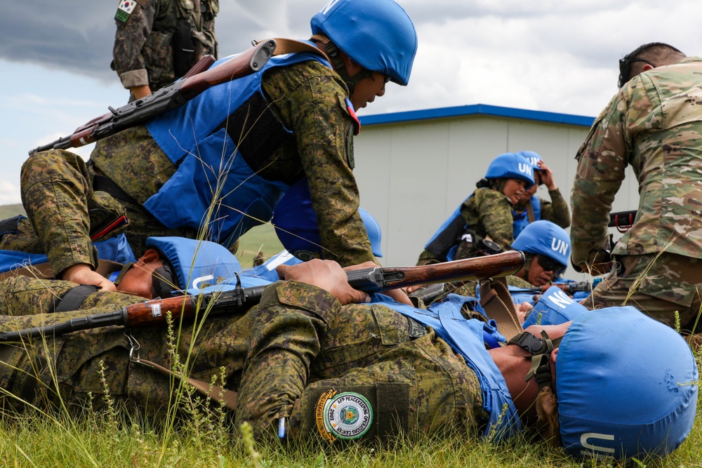 Medical, UXO, Convoy, and Peacekeeping training during Khaan Quest 24 Medical, UXO, Convoy, and Peacekeeping training during Khaan Quest 24