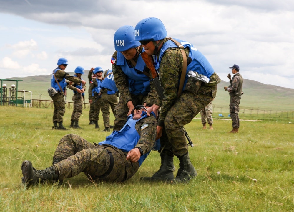 Medical, UXO, Convoy, and Peacekeeping training during Khaan Quest 24 Medical, UXO, Convoy, and Peacekeeping training during Khaan Quest 24