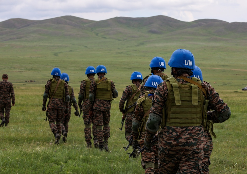 Medical, UXO, Convoy, and Peacekeeping training during Khaan Quest 24 Medical, UXO, Convoy, and Peacekeeping training during Khaan Quest 24