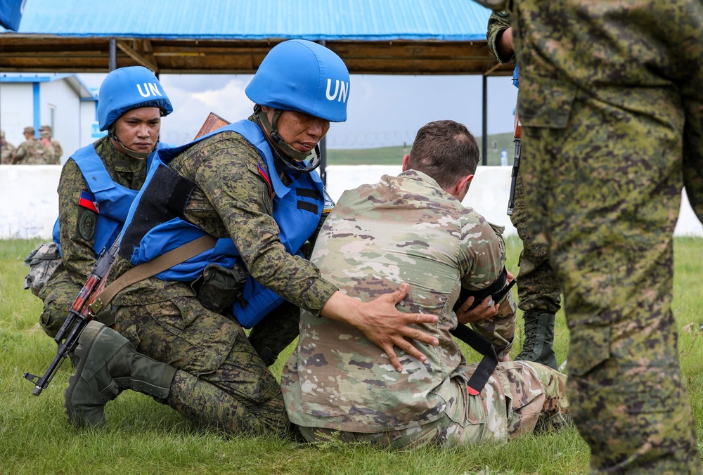 Medical, UXO, Convoy, and Peacekeeping training during Khaan Quest 24 Medical, UXO, Convoy, and Peacekeeping training during Khaan Quest 24