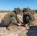 MRF-D 24.3: CLB-5 (Rein.) Sailors apply camouflage netting to a role 2 field hospital