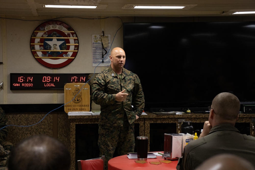 31st MEU: Guiding Future Senior Enlisted Advisors