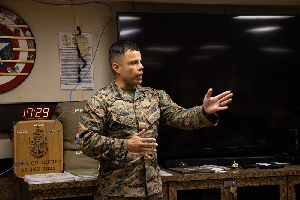 31st MEU: Guiding Future Senior Enlisted Advisors