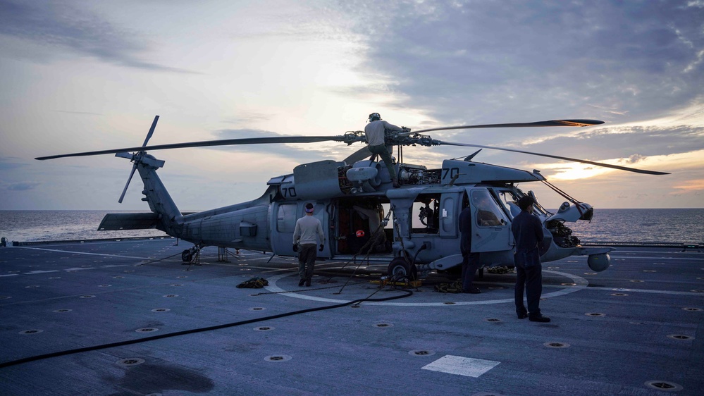 240719 – Replenishment At Sea Aboard USS Manchester