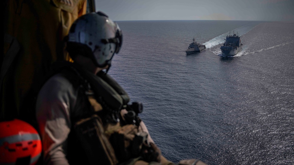 240719 – Replenishment At Sea Aboard USS Manchester