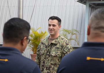 Destroyer Squadron 7 Conducts Reenlistment Ceremony