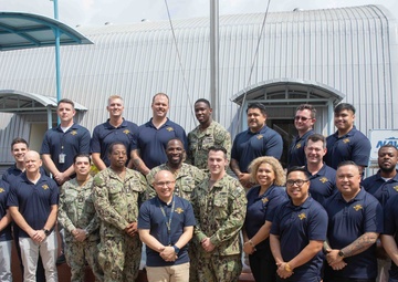 Destroyer Squadron 7 Conducts Reenlistment Ceremony