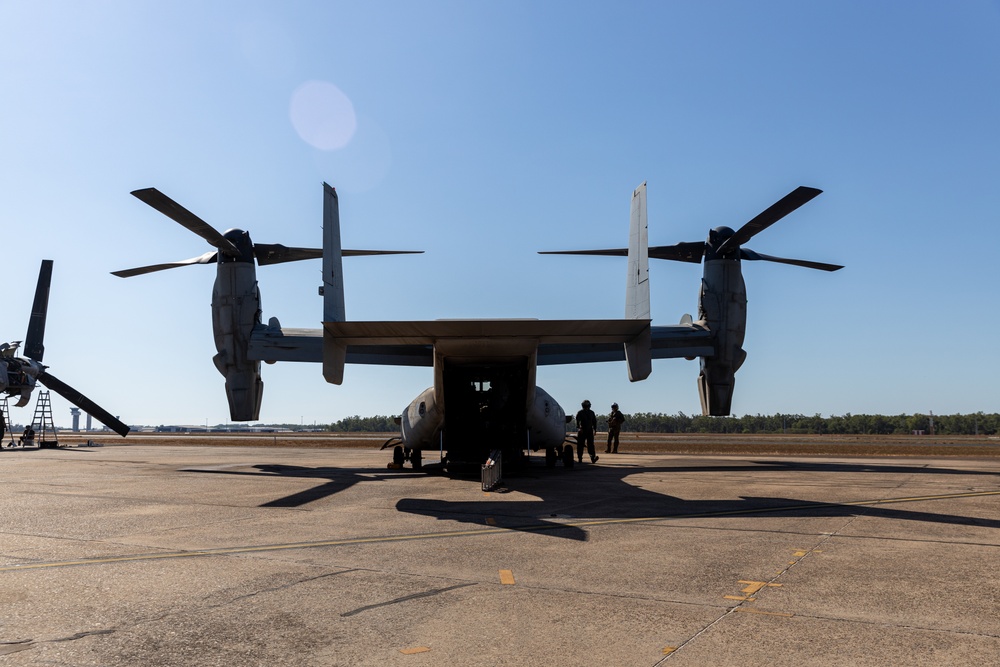 MRF-D 24.3: Royal Marine Commandos insert via MV-22B Ospreys during Exercise Predator’s Run 24