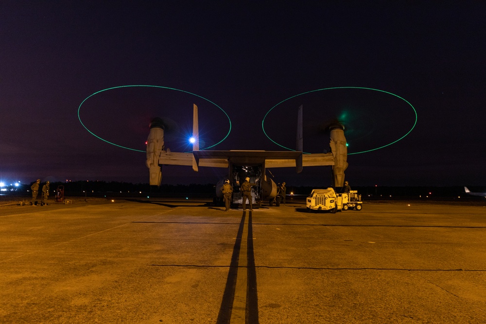 MRF-D 24.3: Royal Marine Commandos insert via MV-22B Ospreys during Exercise Predator’s Run 24