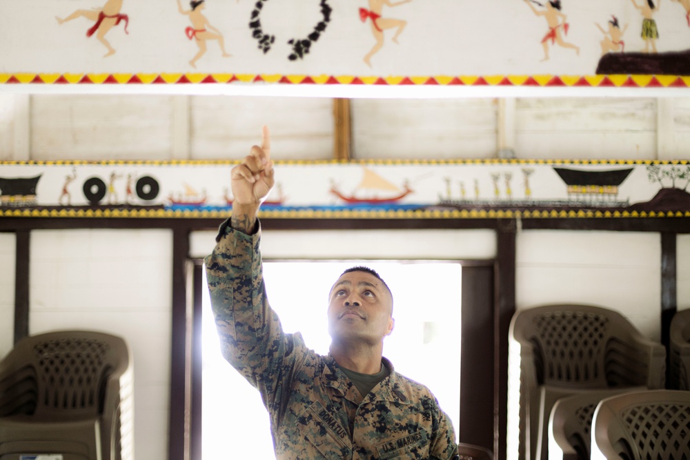 Highest Ranking Palauan Native Marine Returns Home to Support Koa Moana 24
