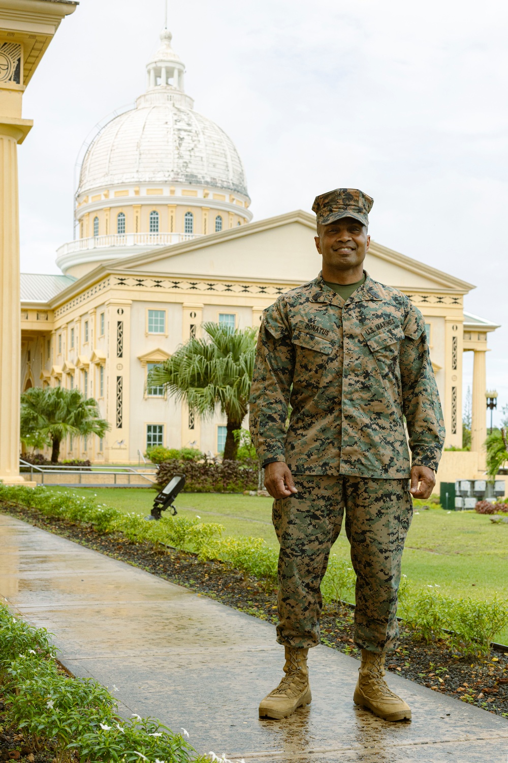 Highest Ranking Palauan Native Marine Returns Home to Support Koa Moana 24
