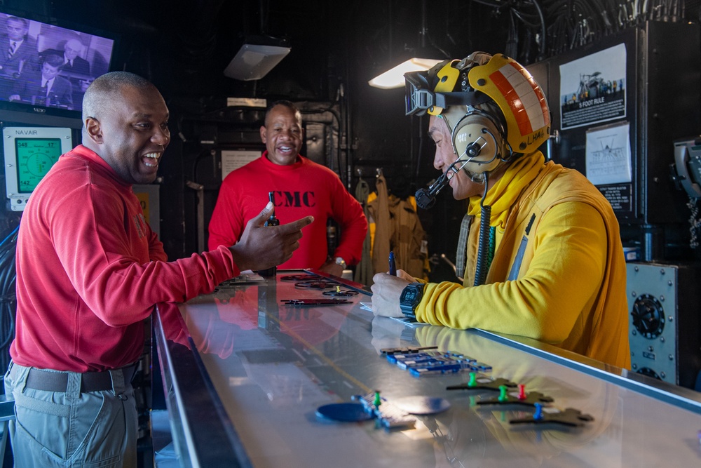 DVIDS - Images - Flight Deck Control Operations Aboard USS America (LHA ...