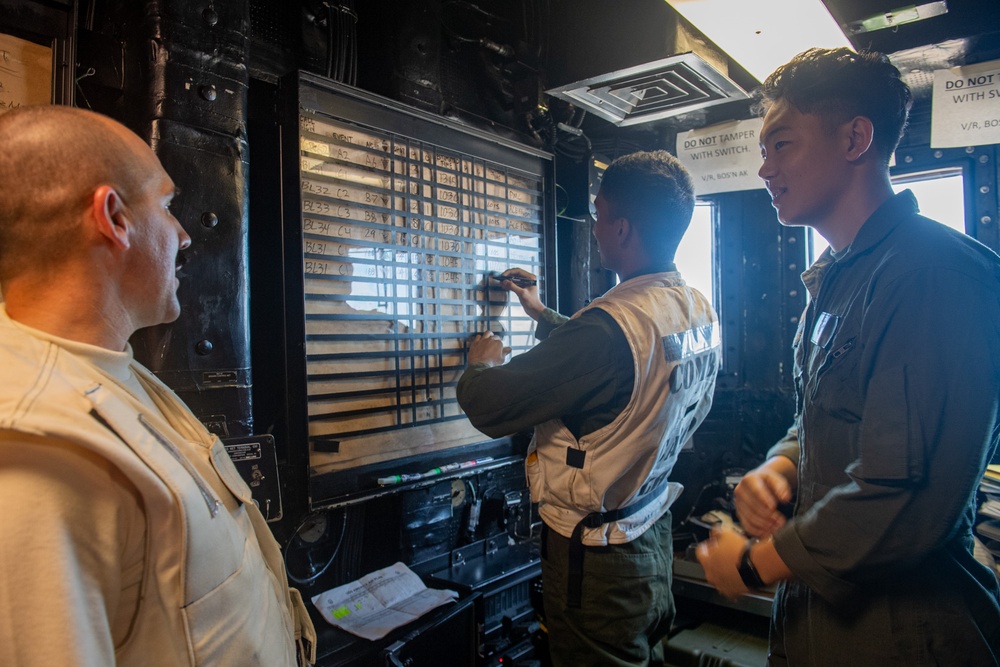 DVIDS - Images - Flight Deck Control Operations Aboard USS America (LHA ...