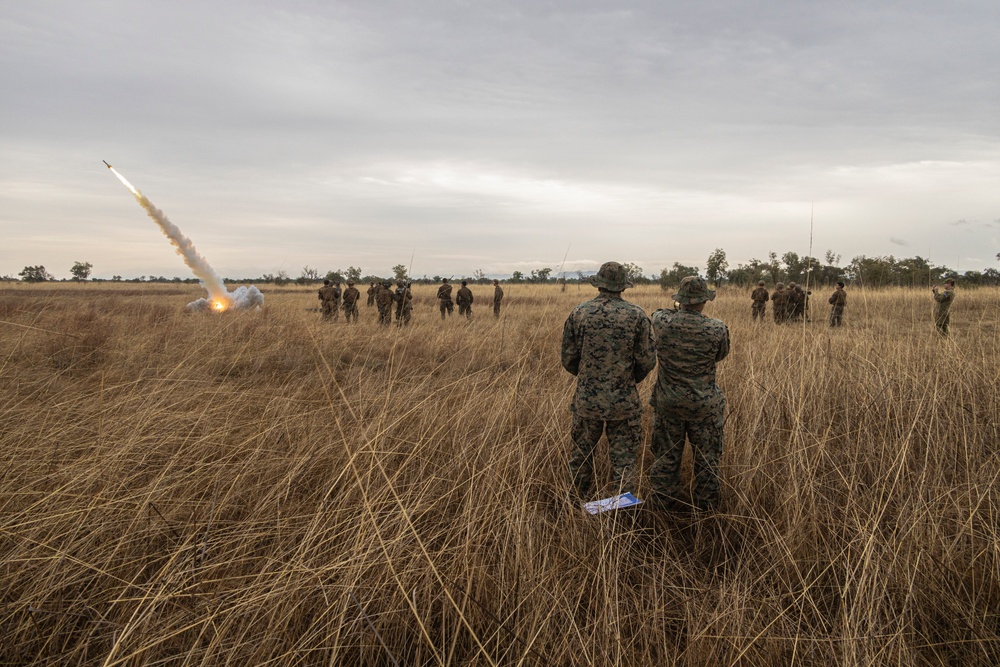 MRF-D 24.3 Marines rehearse low altitude air defense with MV-22B Ospreys during Exercise Predator’s Run 24