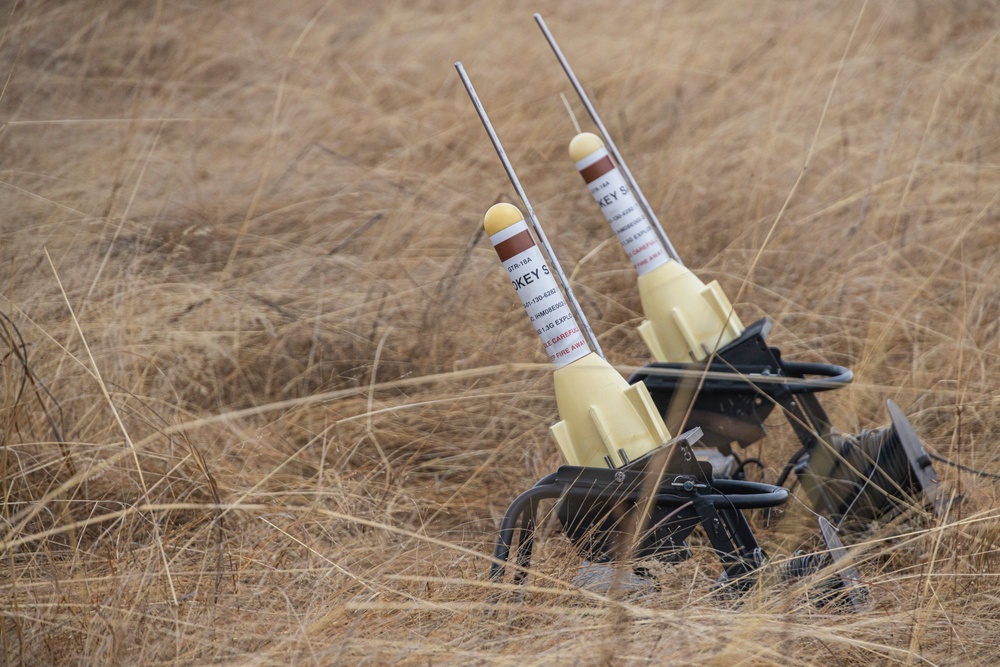 MRF-D 24.3 Marines rehearse low altitude air defense with MV-22B Ospreys during Exercise Predator’s Run 24