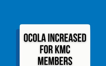 OCOLA to increase for KMC service members 15 August