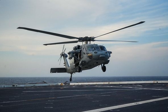 USS San Antonio Flight Operations