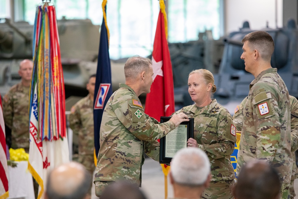 TRADOC Proponent Office for Sustainment Mission Command conducted a Change of Charter Ceremony.