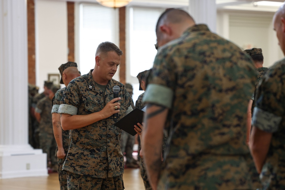 Weapons &amp; Field Training Battalion Change of Command
