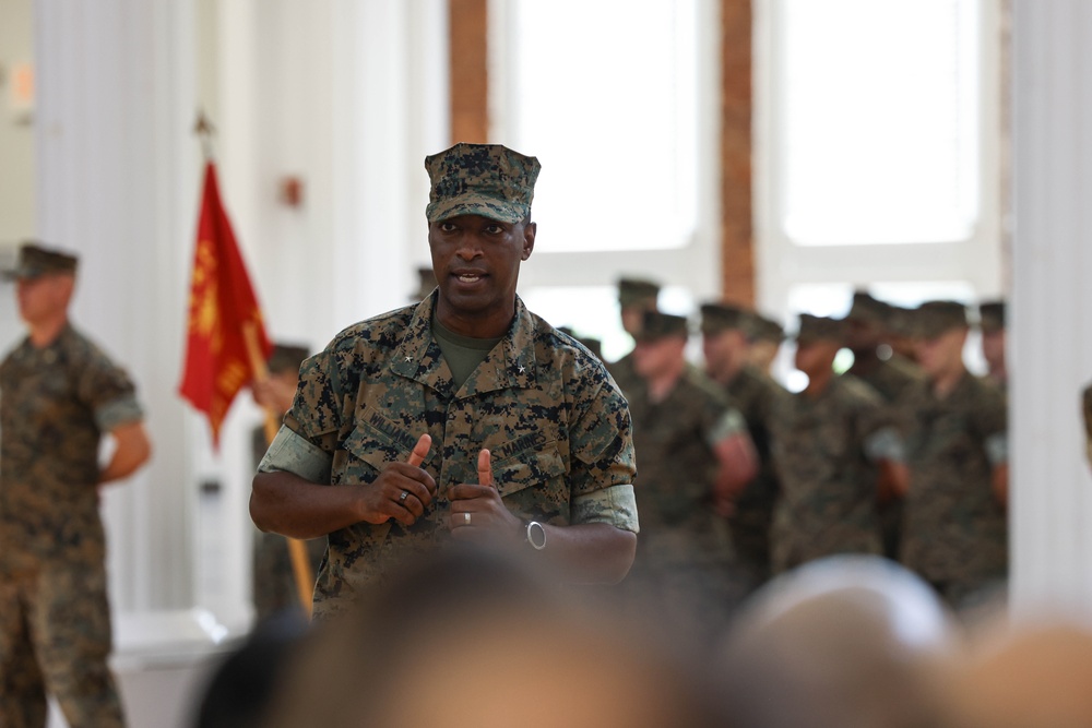 Weapons &amp; Field Training Battalion Change of Command