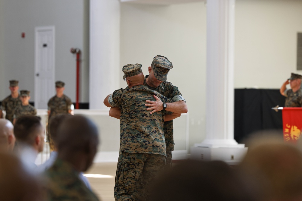 Weapons &amp; Field Training Battalion Change of Command