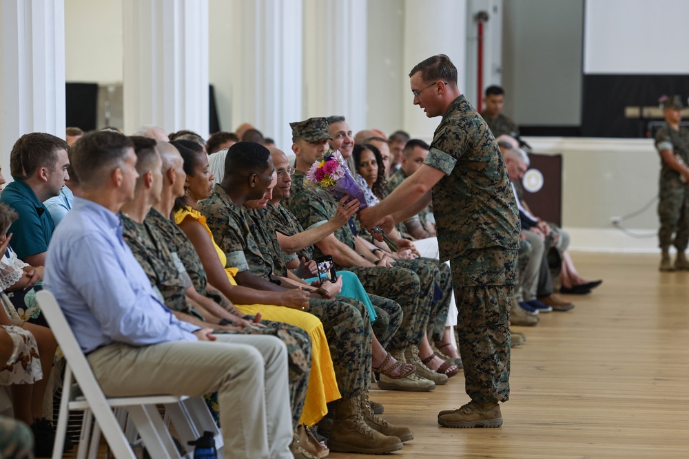 Weapons &amp; Field Training Battalion Change of Command