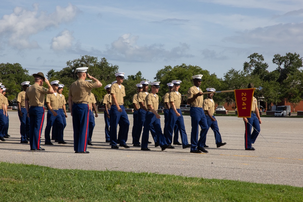 Native of Monroe graduates as platoon honor graduate of platoon 2041, Hotel Company