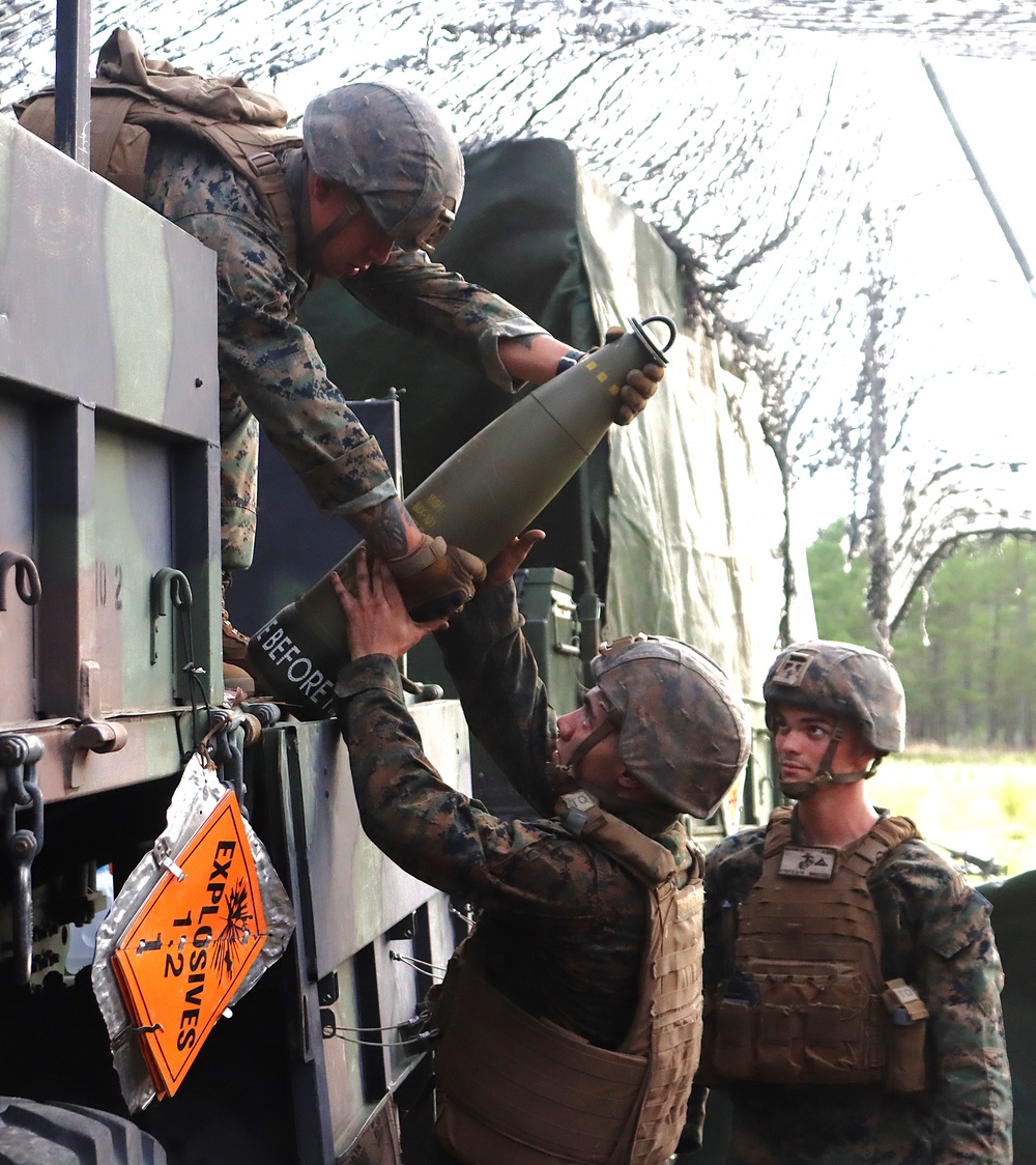 JB MDL- 3 BN 14 USMC, G BTRY Field Artillery Live Fire Weekend