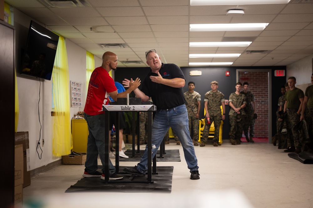 Broadening Horizons: 2d Battalion, 6th Marine Regiment Conducts Arm Wrestling Event