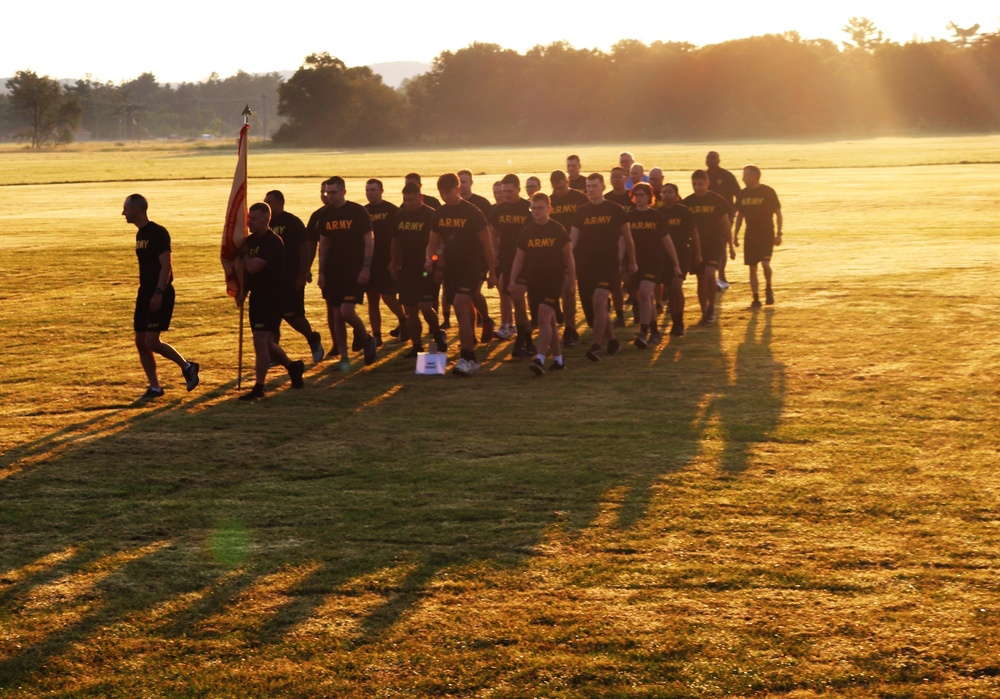 Installation Run brings together Soldiers from across Fort McCoy to build esprit de corps