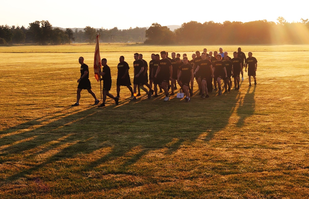 Installation Run brings together Soldiers from across Fort McCoy to build esprit de corps