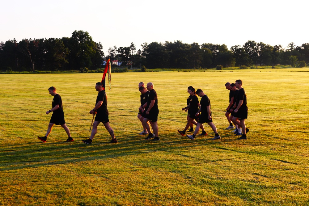 Installation Run brings together Soldiers from across Fort McCoy to build esprit de corps