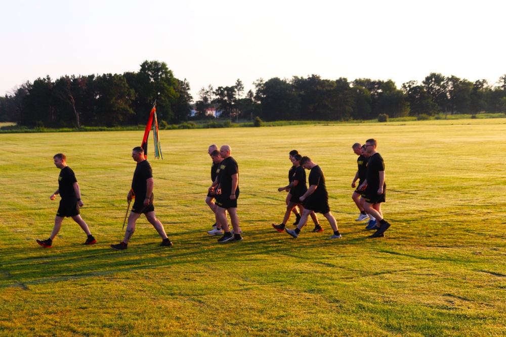 Installation Run brings together Soldiers from across Fort McCoy to build esprit de corps