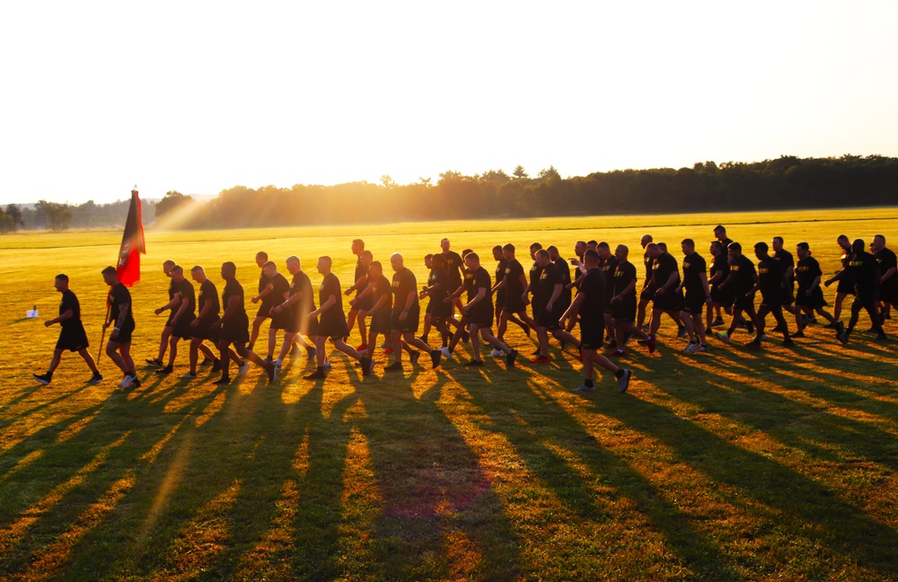Installation Run brings together Soldiers from across Fort McCoy to build esprit de corps