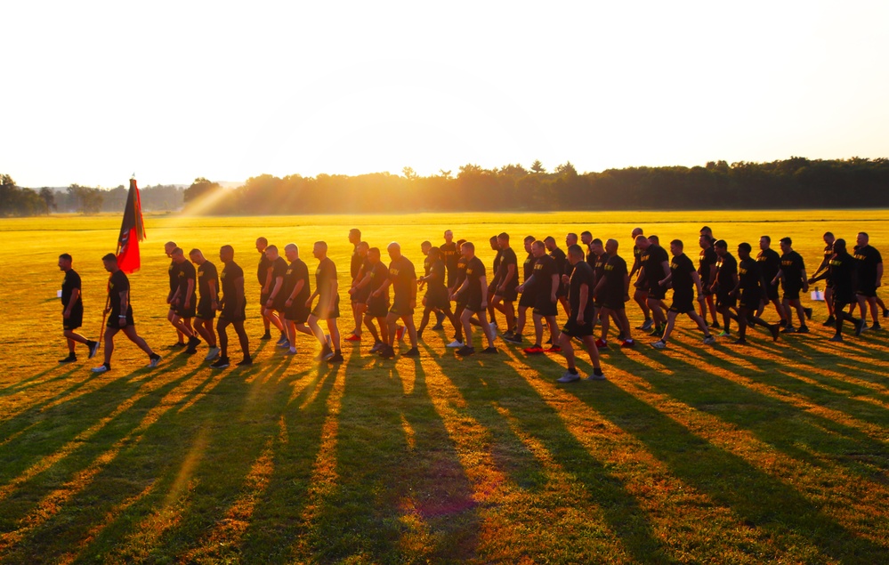 Installation Run brings together Soldiers from across Fort McCoy to build esprit de corps