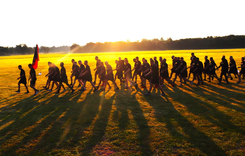 Installation Run brings together Soldiers from across Fort McCoy to build esprit de corps