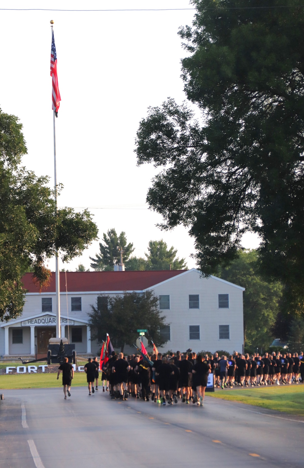 Installation Run brings together Soldiers from across Fort McCoy to build esprit de corps