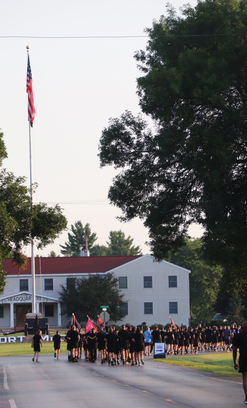 Installation Run brings together Soldiers from across Fort McCoy to build esprit de corps