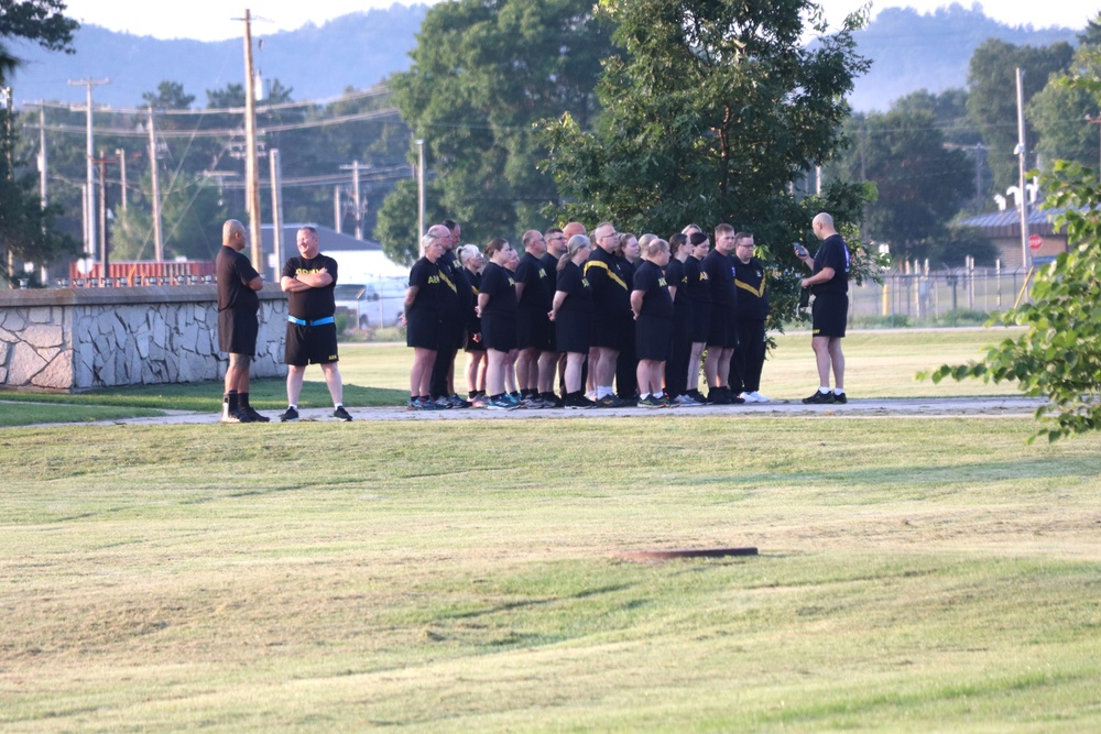 Installation Run brings together Soldiers from across Fort McCoy to build esprit de corps