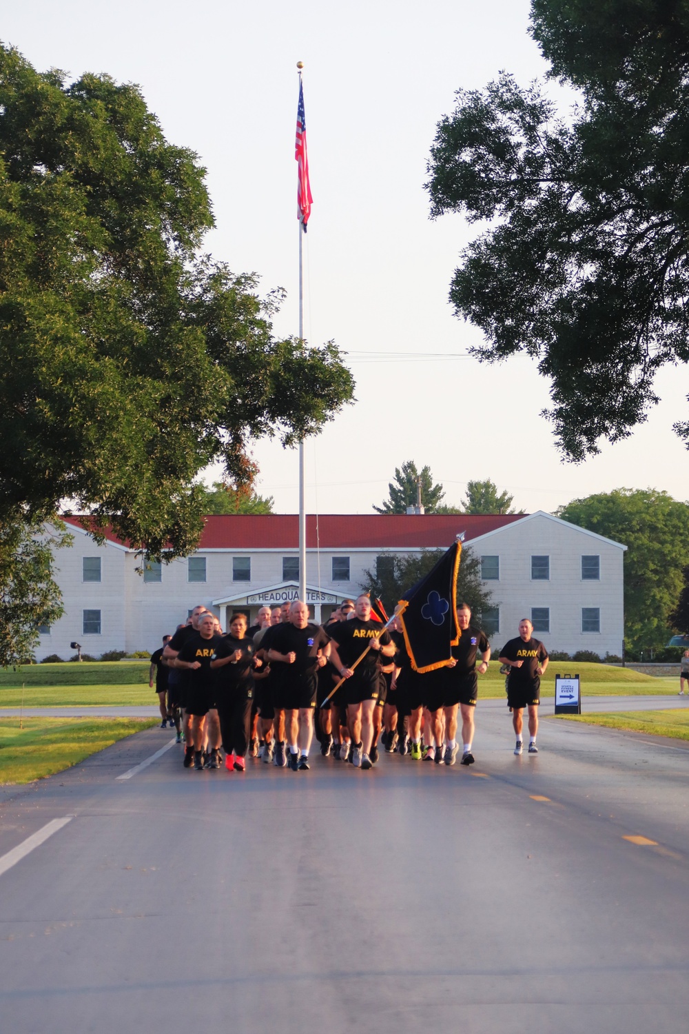 Installation Run brings together Soldiers from across Fort McCoy to build esprit de corps