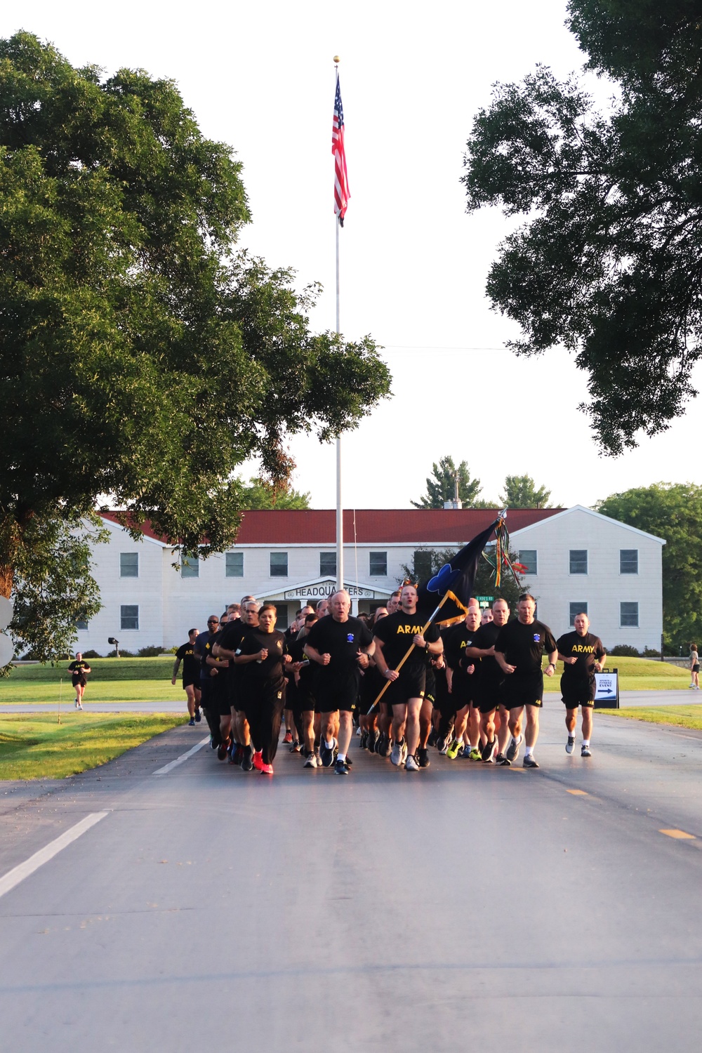 Installation Run brings together Soldiers from across Fort McCoy to build esprit de corps