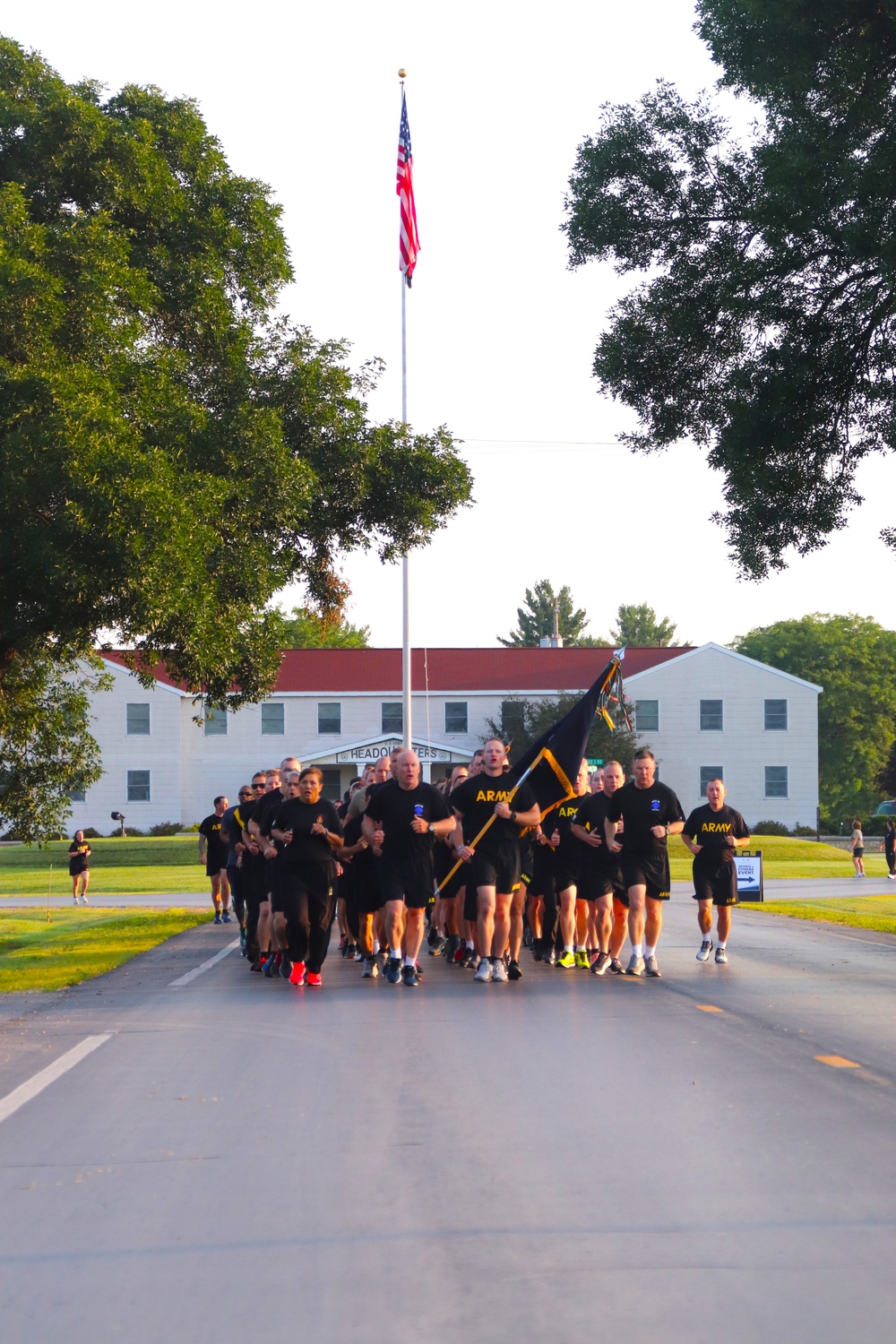 Installation Run brings together Soldiers from across Fort McCoy to build esprit de corps