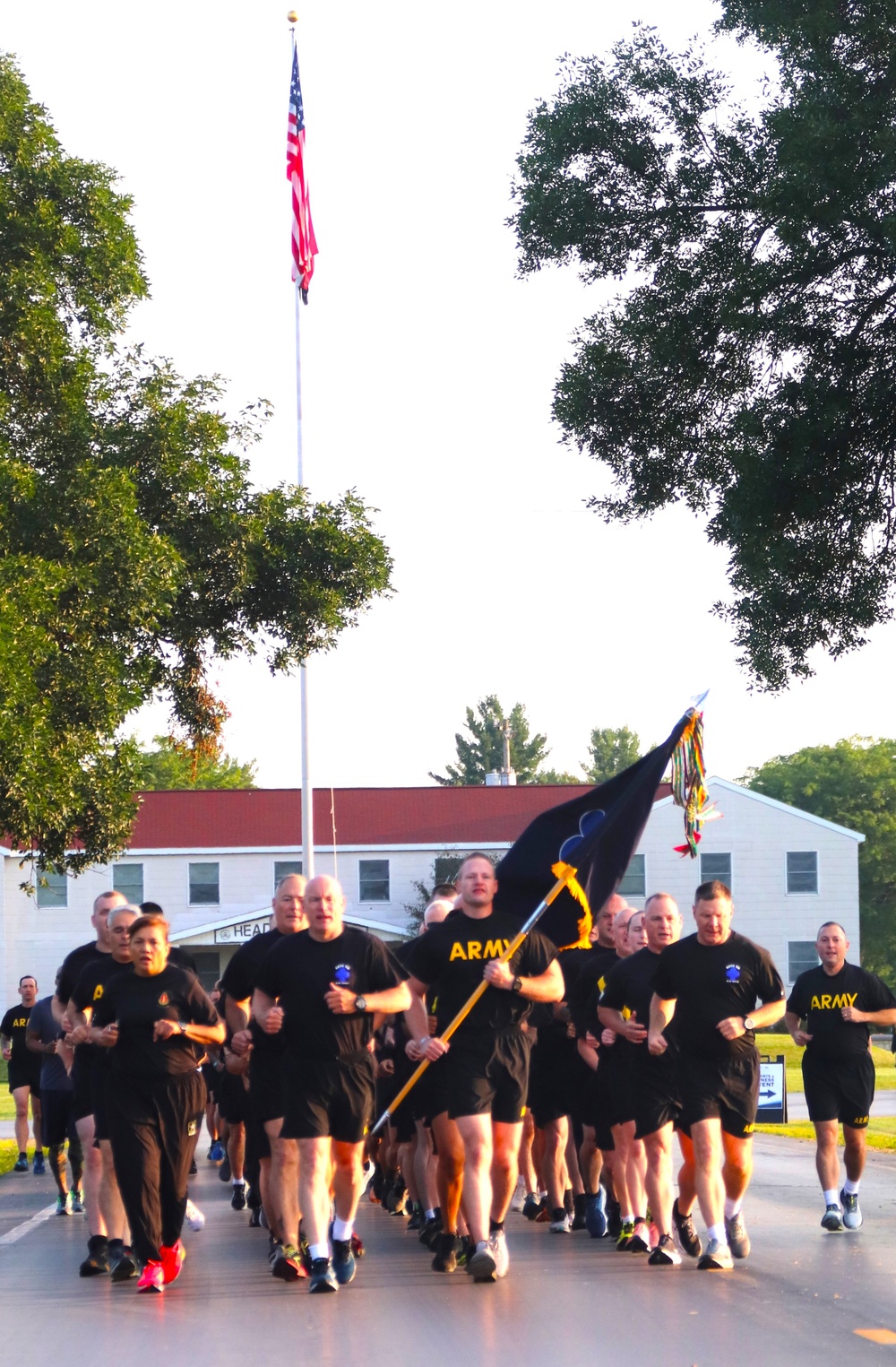 Installation Run brings together Soldiers from across Fort McCoy to build esprit de corps