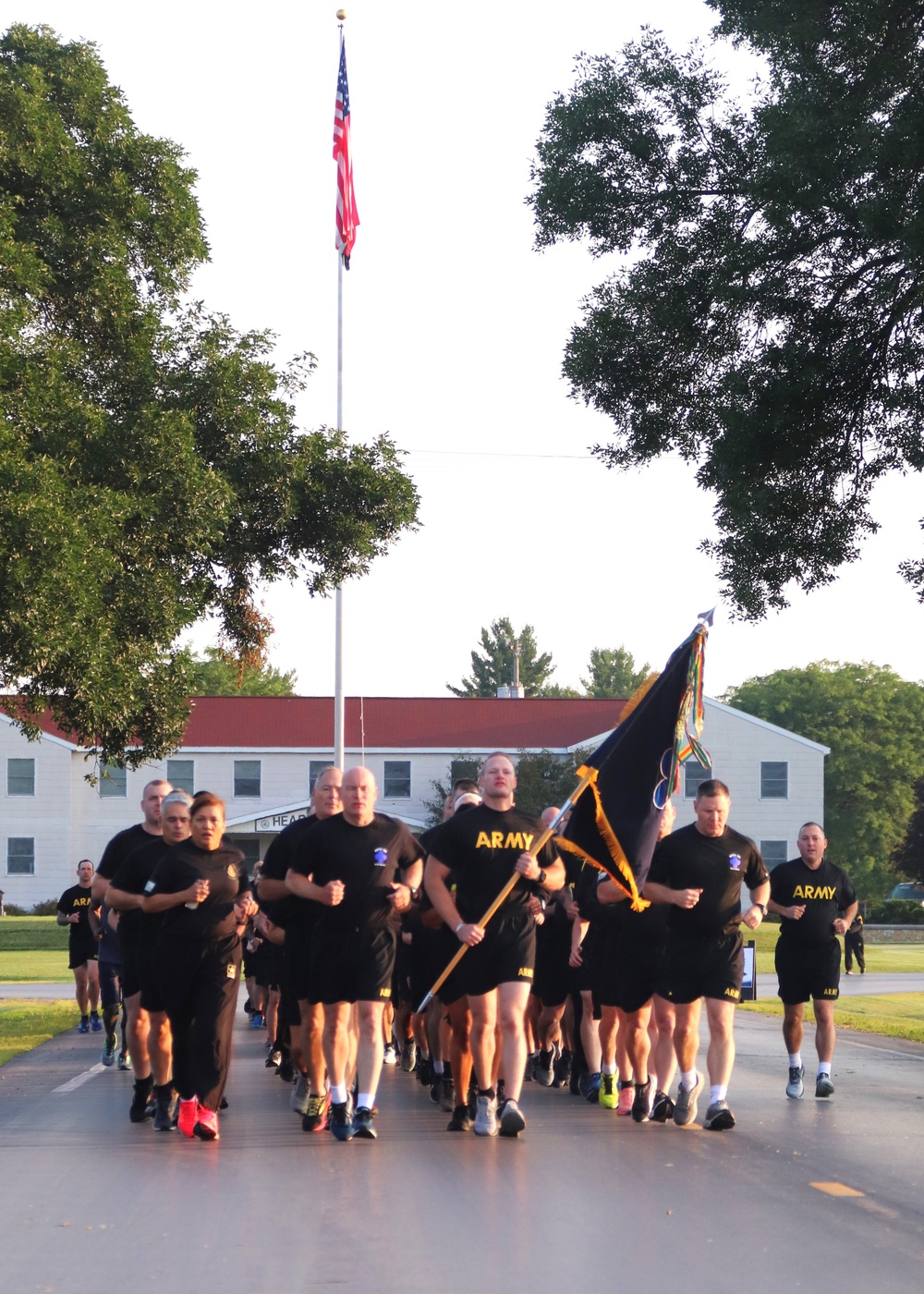 Installation Run brings together Soldiers from across Fort McCoy to build esprit de corps