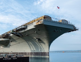 USS John C. Stennis Conducts Colors