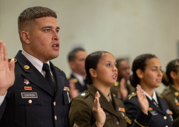 Soldiers inducted into NCO Corps at Walter Reed
