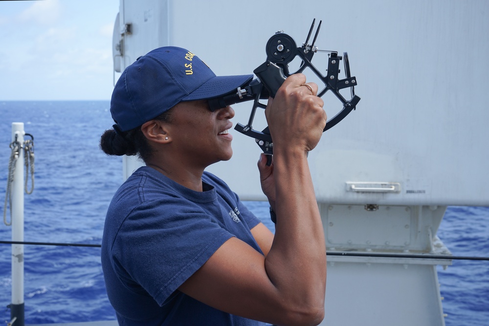 Coast Guard Cutter Stone at sea