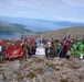 U.S. Marines and Norwegian service members conduct commemorative hike on Grytoya Island